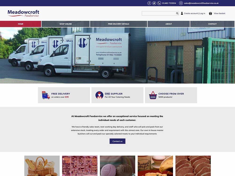 The Meadowcroft website created by it'seeze Stevenage